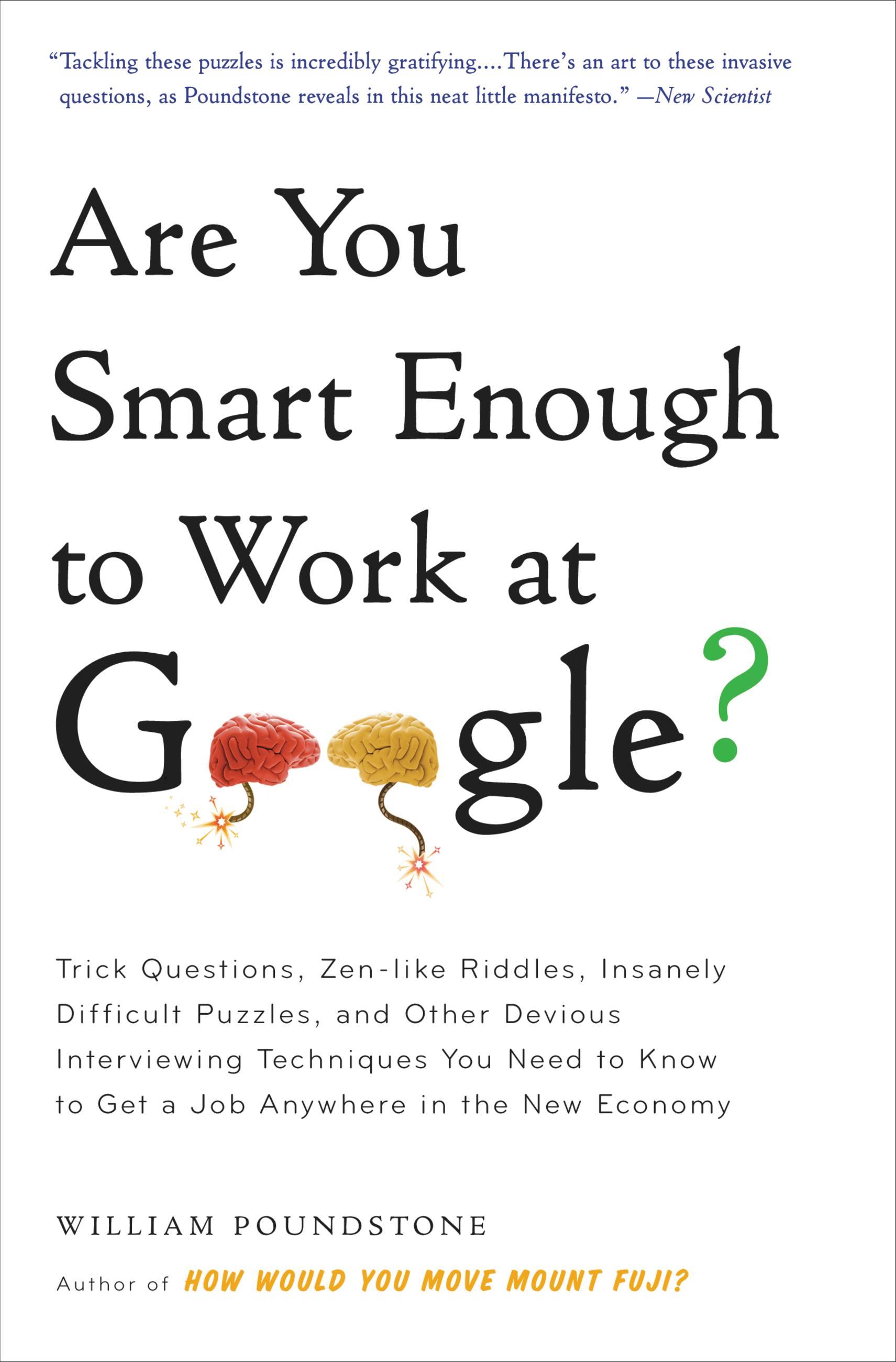 Vorderes Coverbild Are You Smart Enough to Work at Google?