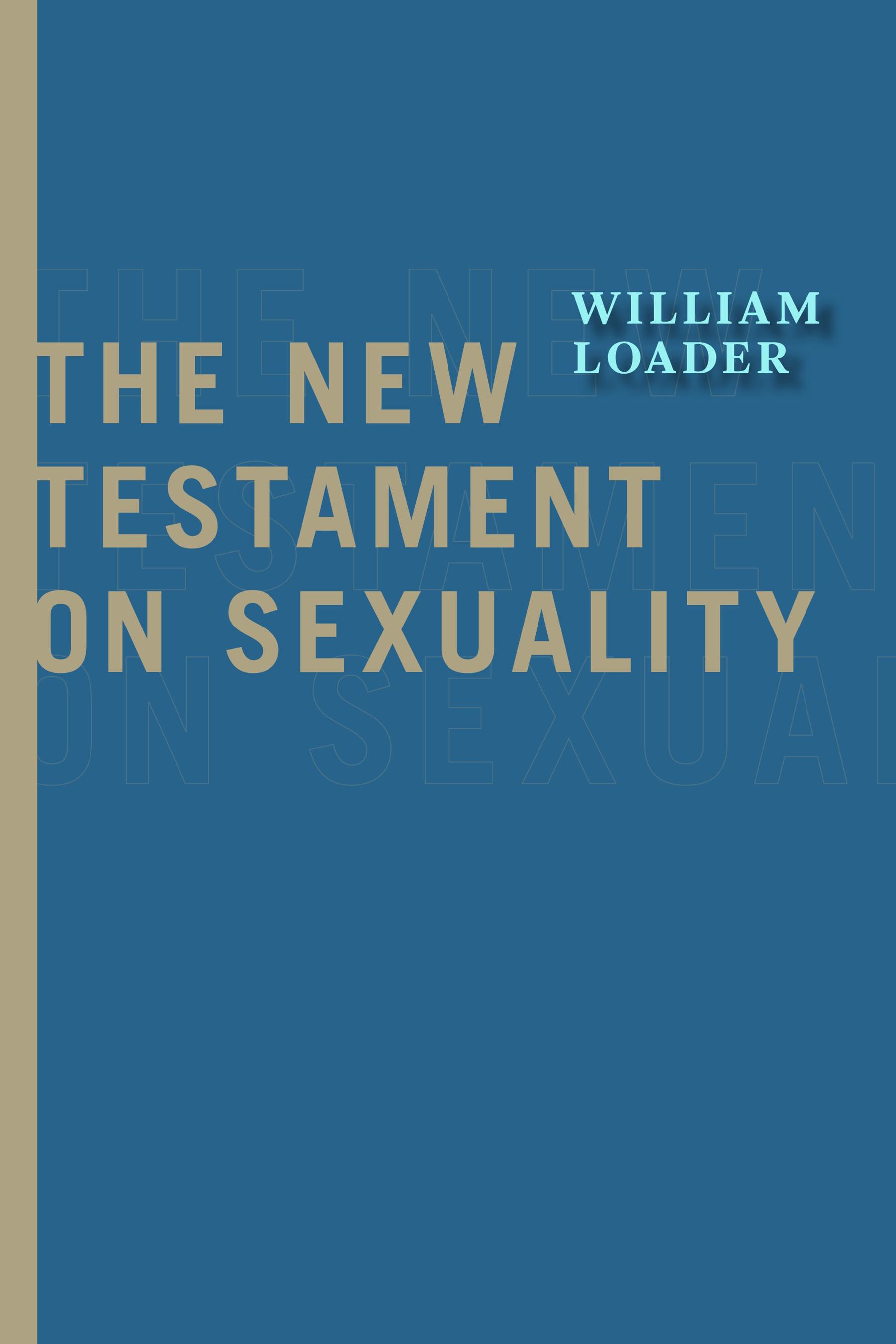 Vorderes Coverbild The New Testament on Sexuality