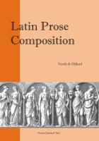 Vorderes Coverbild Latin Prose Composition