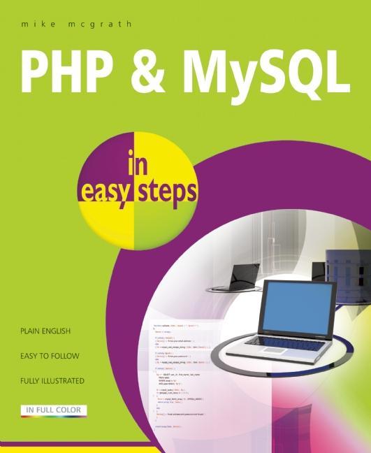 Vorderes Coverbild PHP and MySQL in Easy Steps