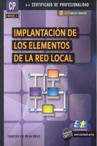 Vorderes Coverbild Implantación de los elementos de la red local