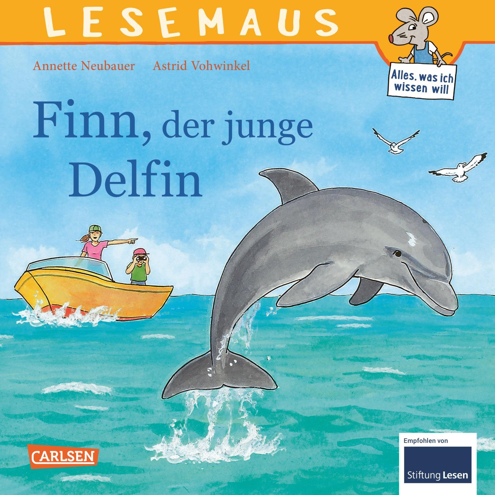 Vorderes Coverbild Finn, der junge Delfin