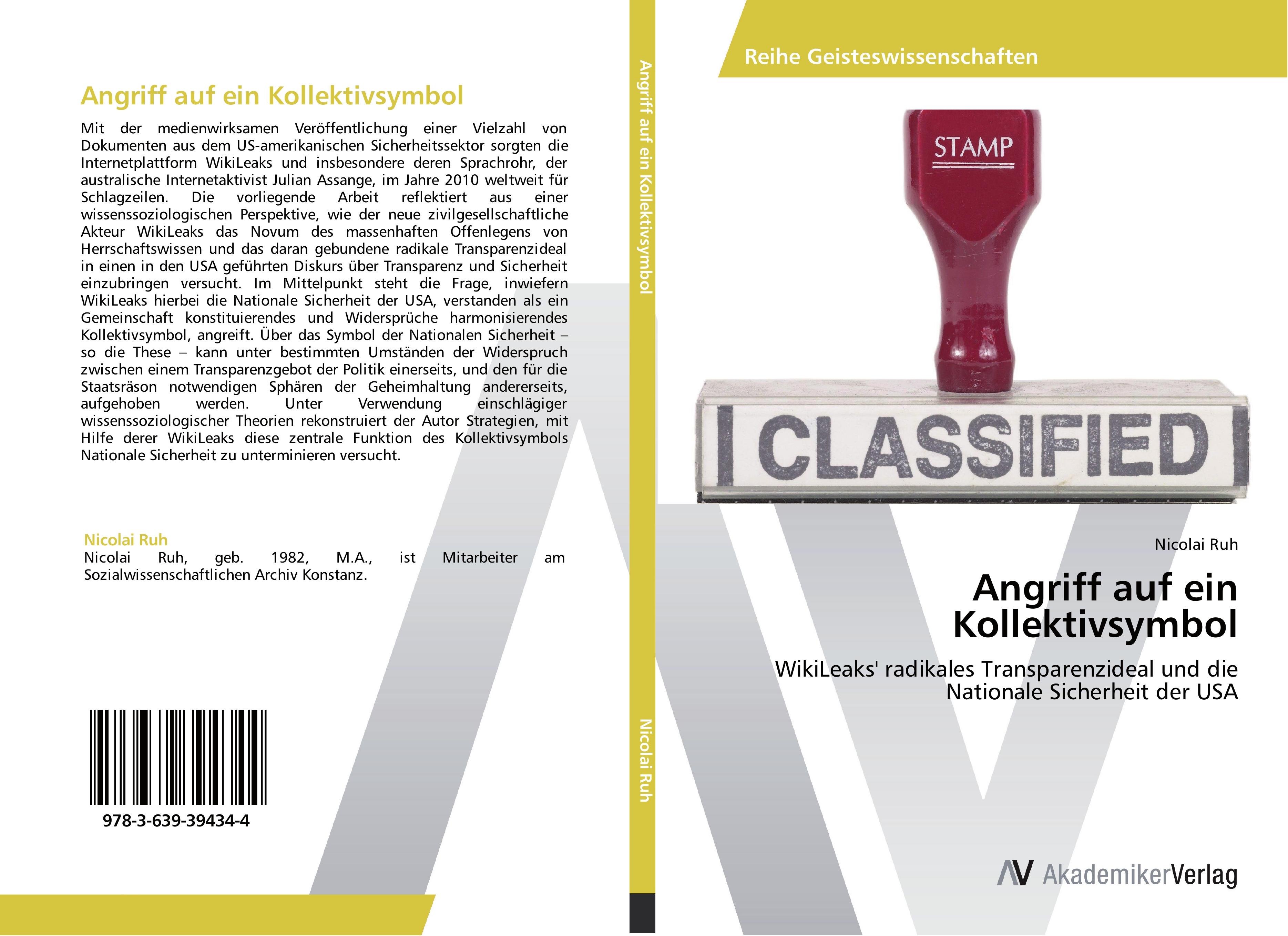 Vorderes Coverbild Angriff auf ein Kollektivsymbol