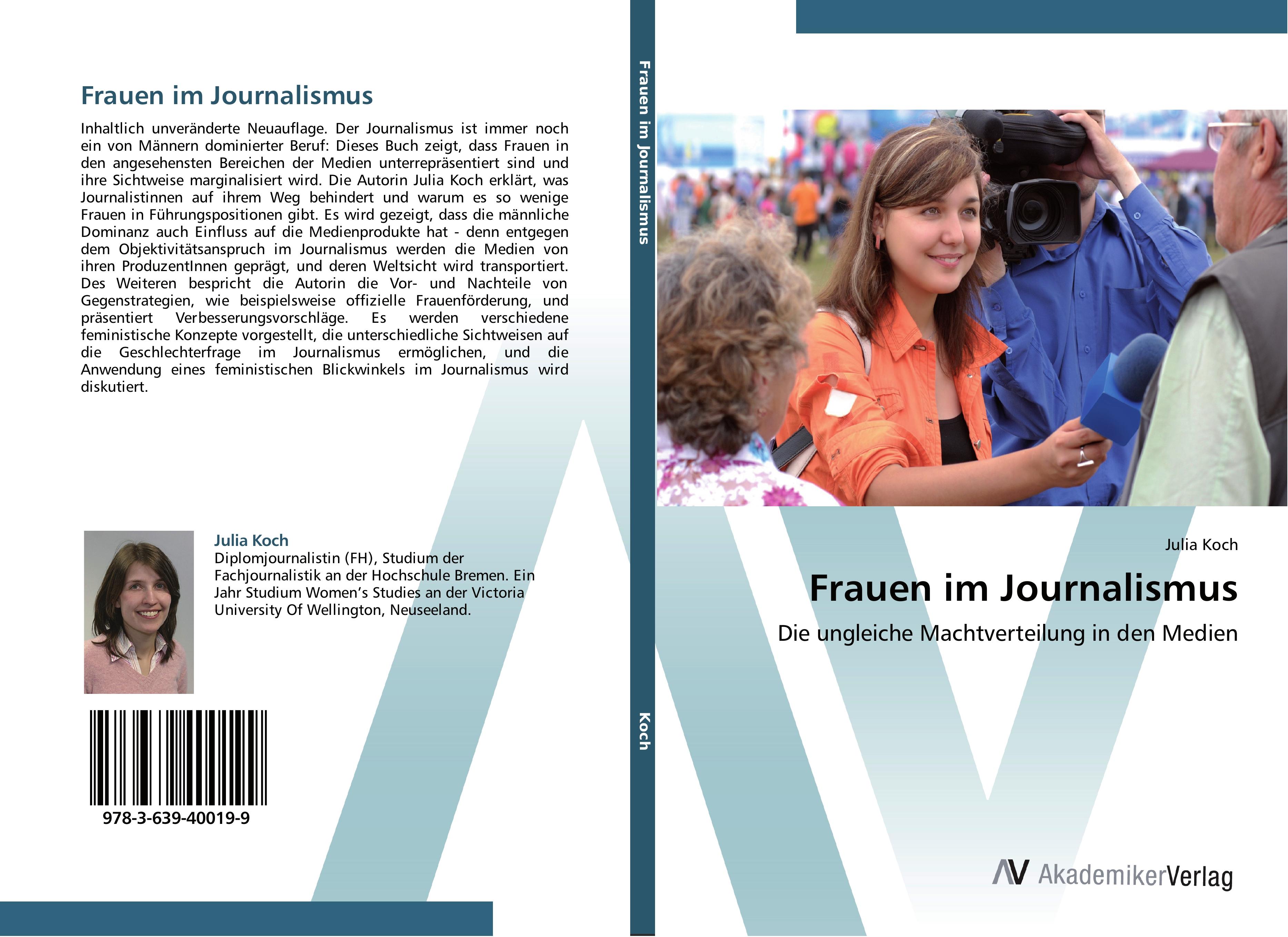 Vorderes Coverbild Frauen im Journalismus