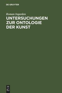 Vorderes Coverbild Untersuchungen zur Ontologie der Kunst