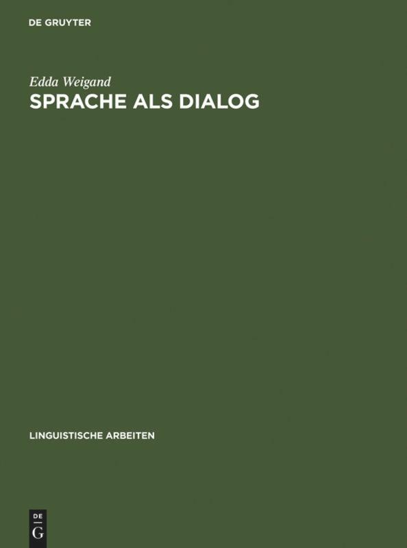 Vorderes Coverbild Sprache als Dialog