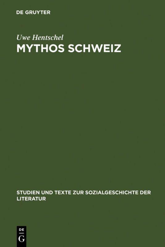Vorderes Coverbild Mythos Schweiz
