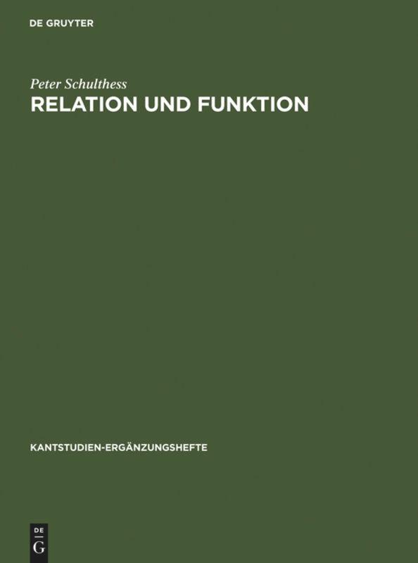Vorderes Coverbild Relation und Funktion