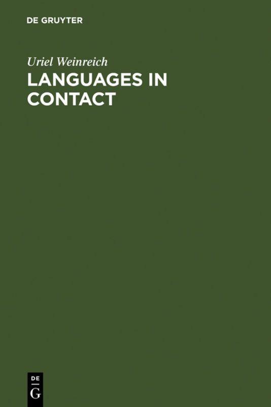 Vorderes Coverbild Languages in Contact