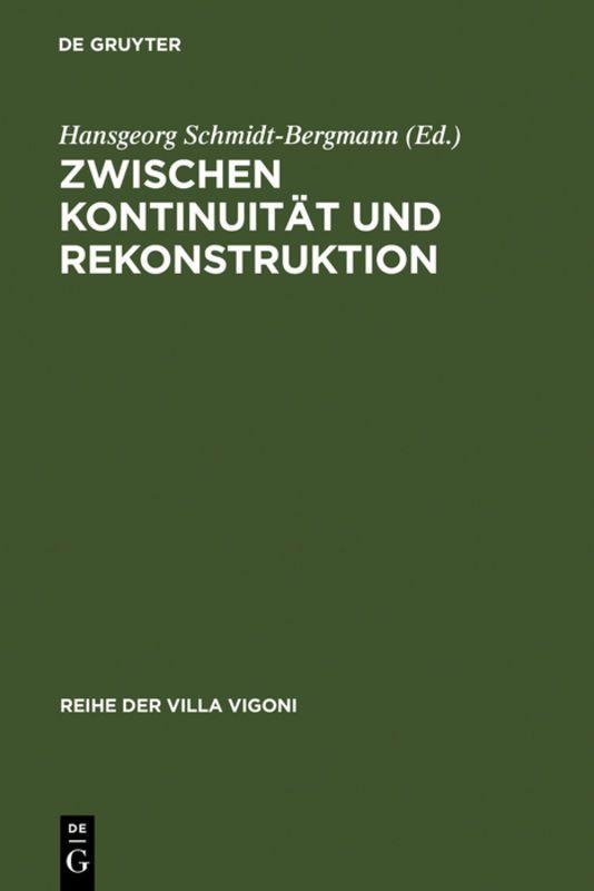 Vorderes Coverbild Zwischen Kontinuität und Rekonstruktion