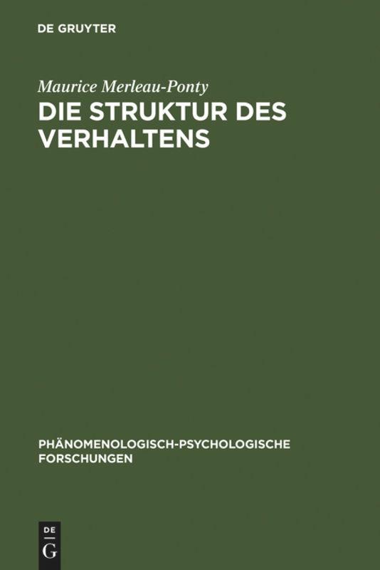 Vorderes Coverbild Die Struktur des Verhaltens