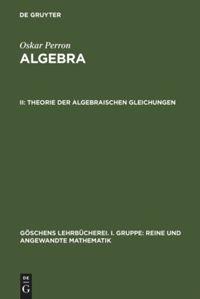 Vorderes Coverbild Theorie der algebraischen Gleichungen