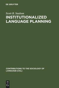 Vorderes Coverbild Institutionalized Language Planning