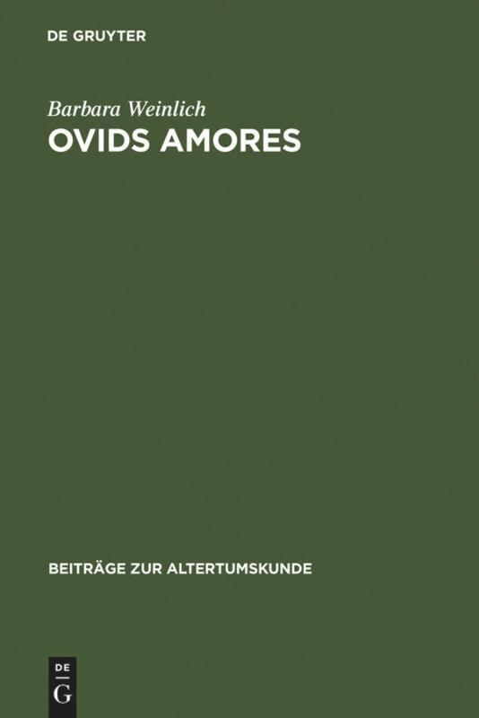 Vorderes Coverbild Ovids Amores