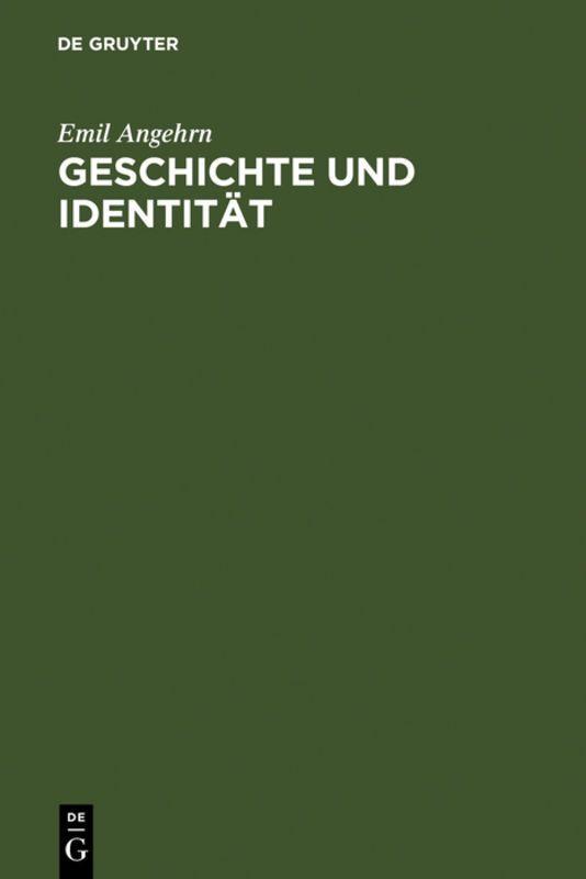 Vorderes Coverbild Geschichte und Identität