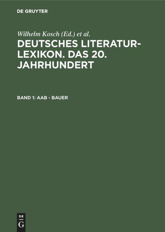Vorderes Coverbild Aab - Bauer