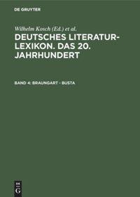 Vorderes Coverbild Braungart - Busta