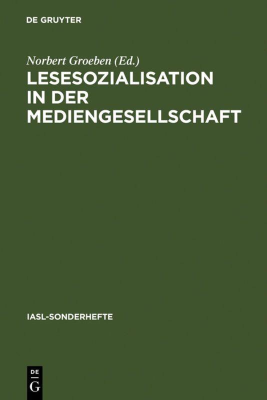Vorderes Coverbild Lesesozialisation in der Mediengesellschaft
