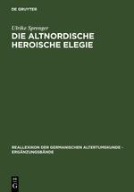 Vorderes Coverbild Die altnordische Heroische Elegie
