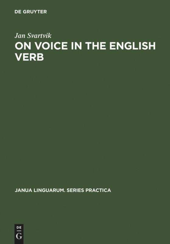 Vorderes Coverbild On Voice in the English Verb