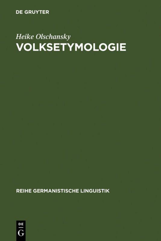 Vorderes Coverbild Volksetymologie