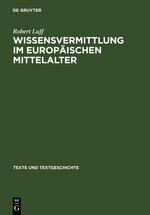 Vorderes Coverbild Wissensvermittlung im europäischen Mittelalter