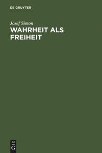 Vorderes Coverbild Wahrheit als Freiheit