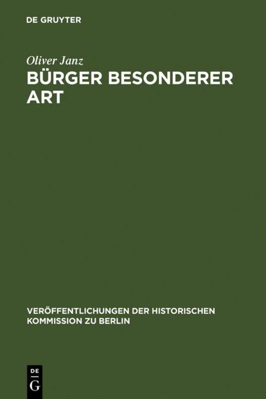 Vorderes Coverbild Bürger besonderer Art