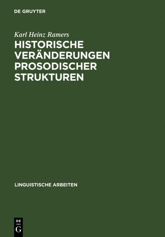 Vorderes Coverbild Historische Veränderungen prosodischer Strukturen