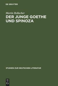 Vorderes Coverbild Der junge Goethe und Spinoza