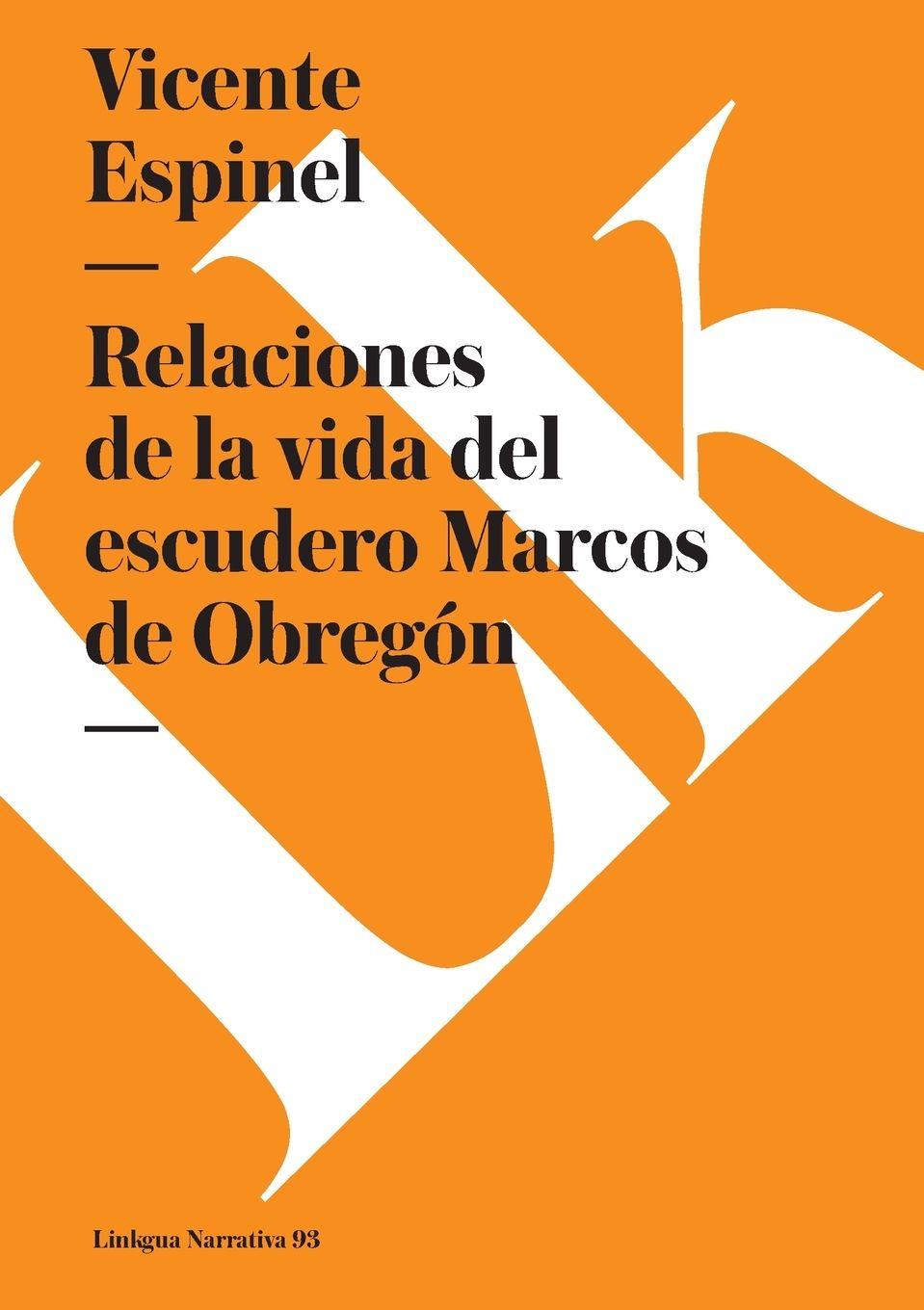 Vorderes Coverbild Relaciones de la vida del escudero Marcos de Obregón
