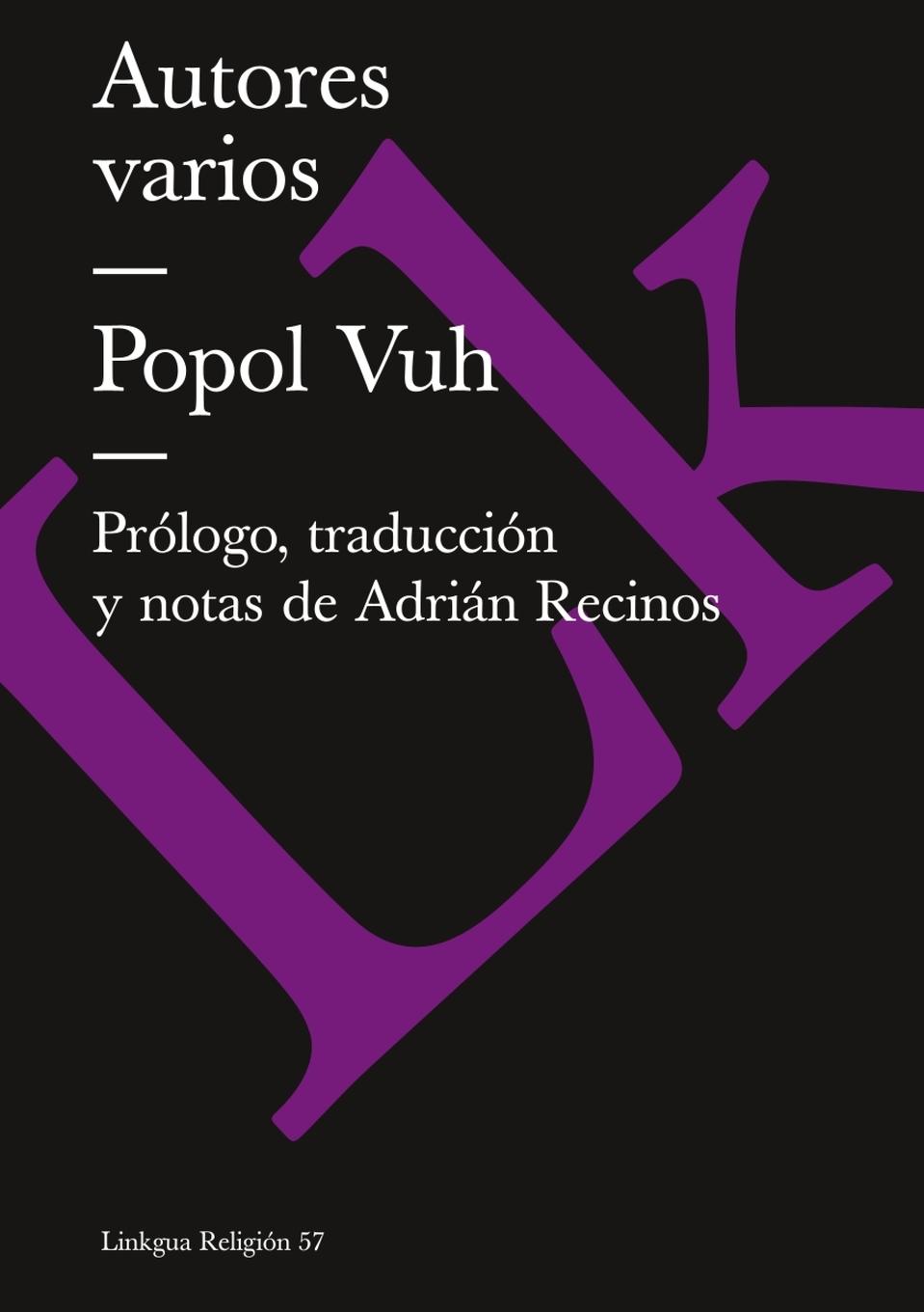 Vorderes Coverbild Popol Vuh