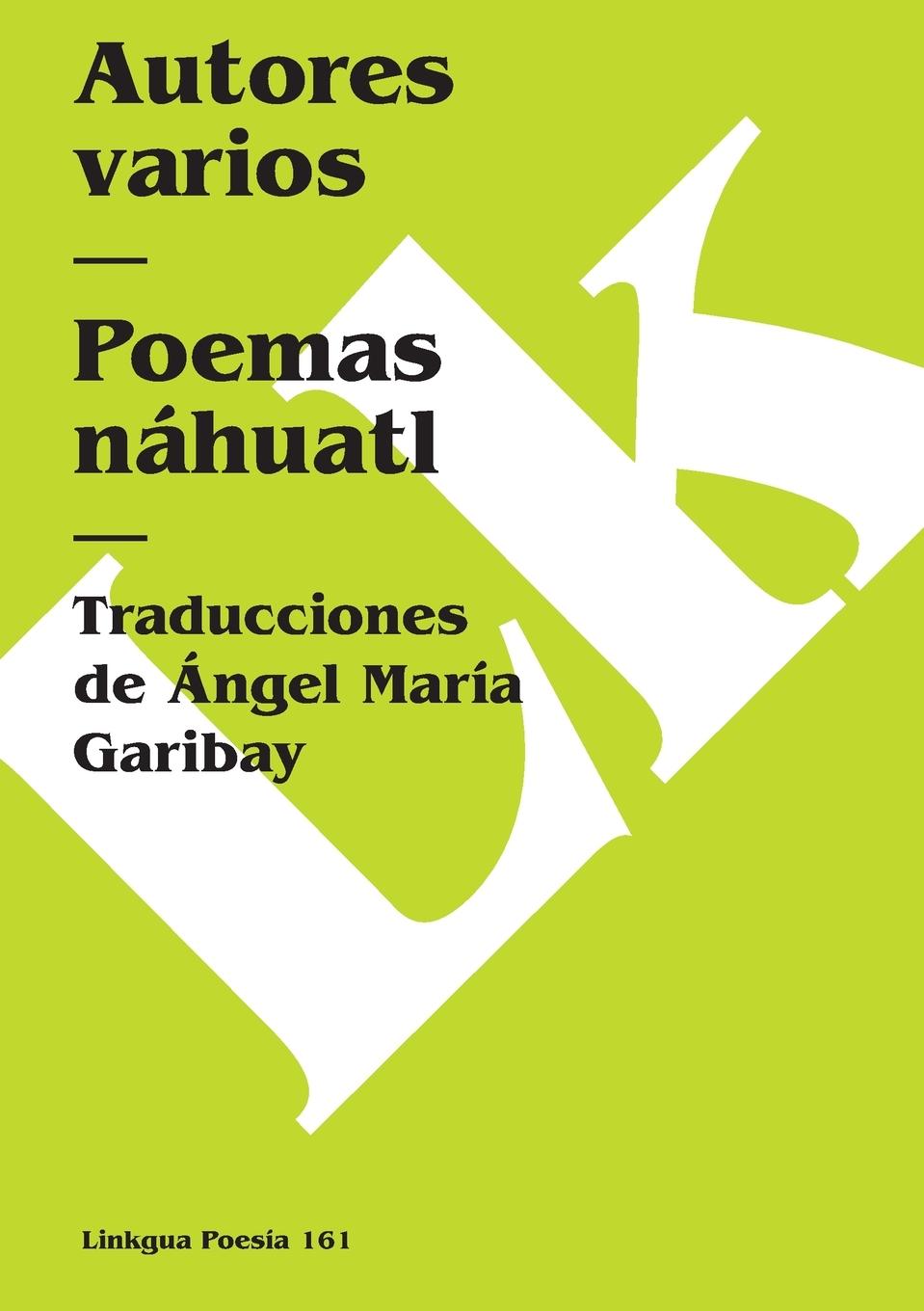 Vorderes Coverbild Poemas náhualt