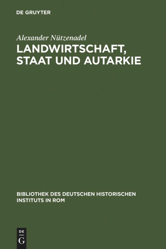Vorderes Coverbild Landwirtschaft, Staat und Autarkie