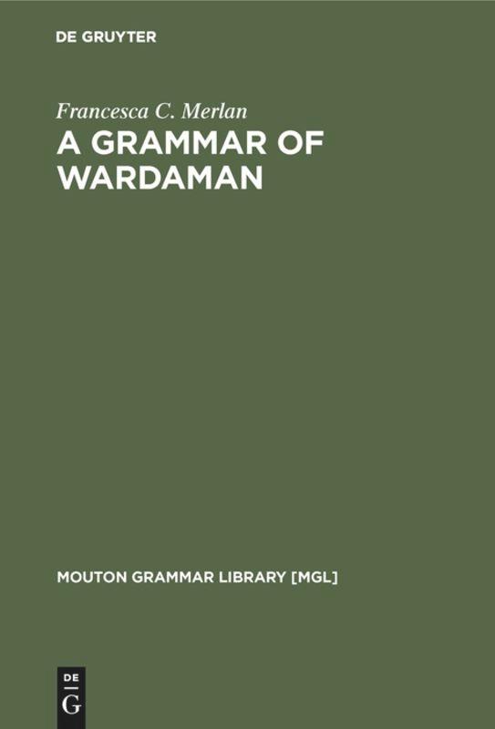 Vorderes Coverbild A Grammar of Wardaman