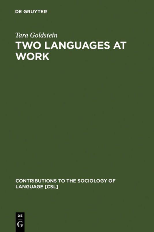 Vorderes Coverbild Two Languages at Work