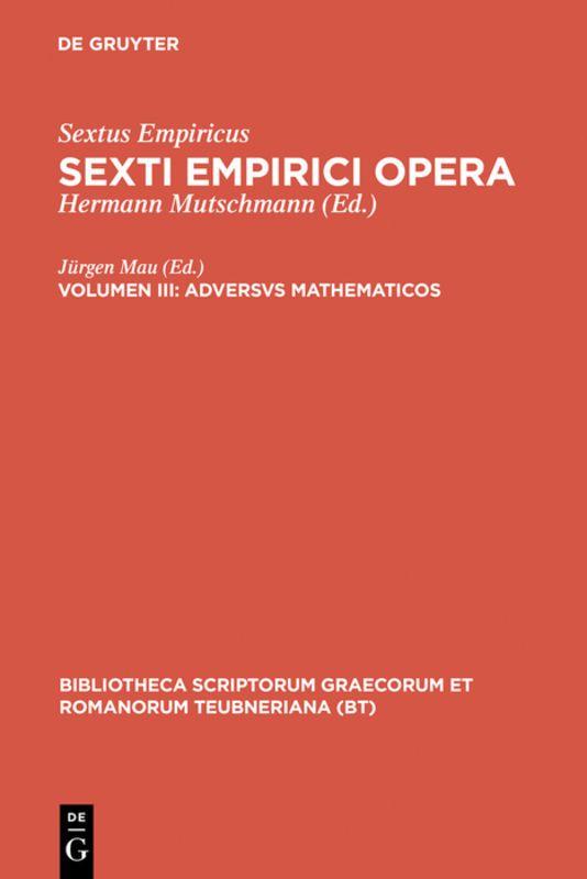Vorderes Coverbild Adversus mathematicos