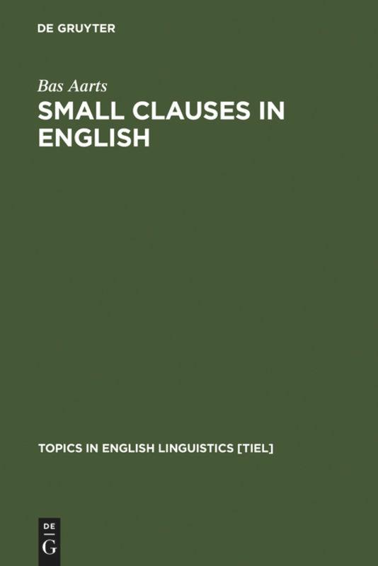 Vorderes Coverbild Small Clauses in English