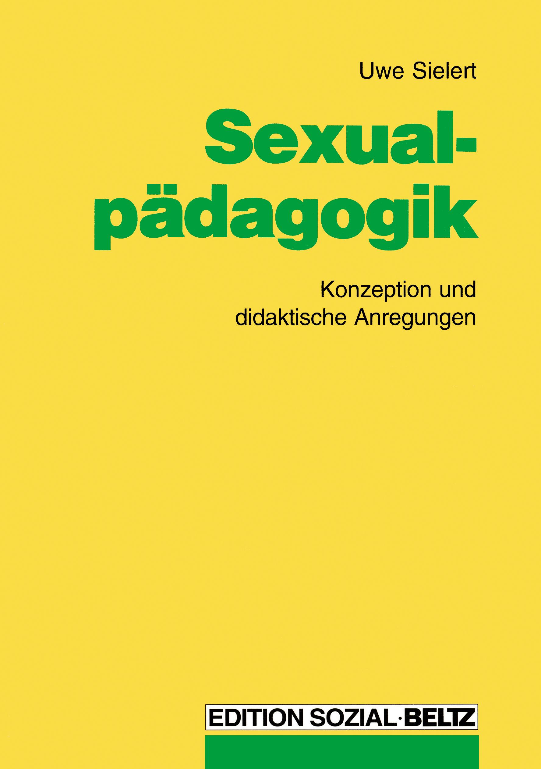 Vorderes Coverbild Sexualpädagogik