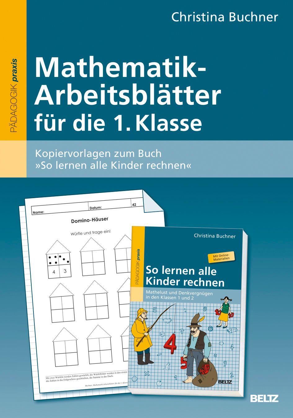 Vorderes Coverbild Mathematik-Arbeitsblätter für die 1. Klasse