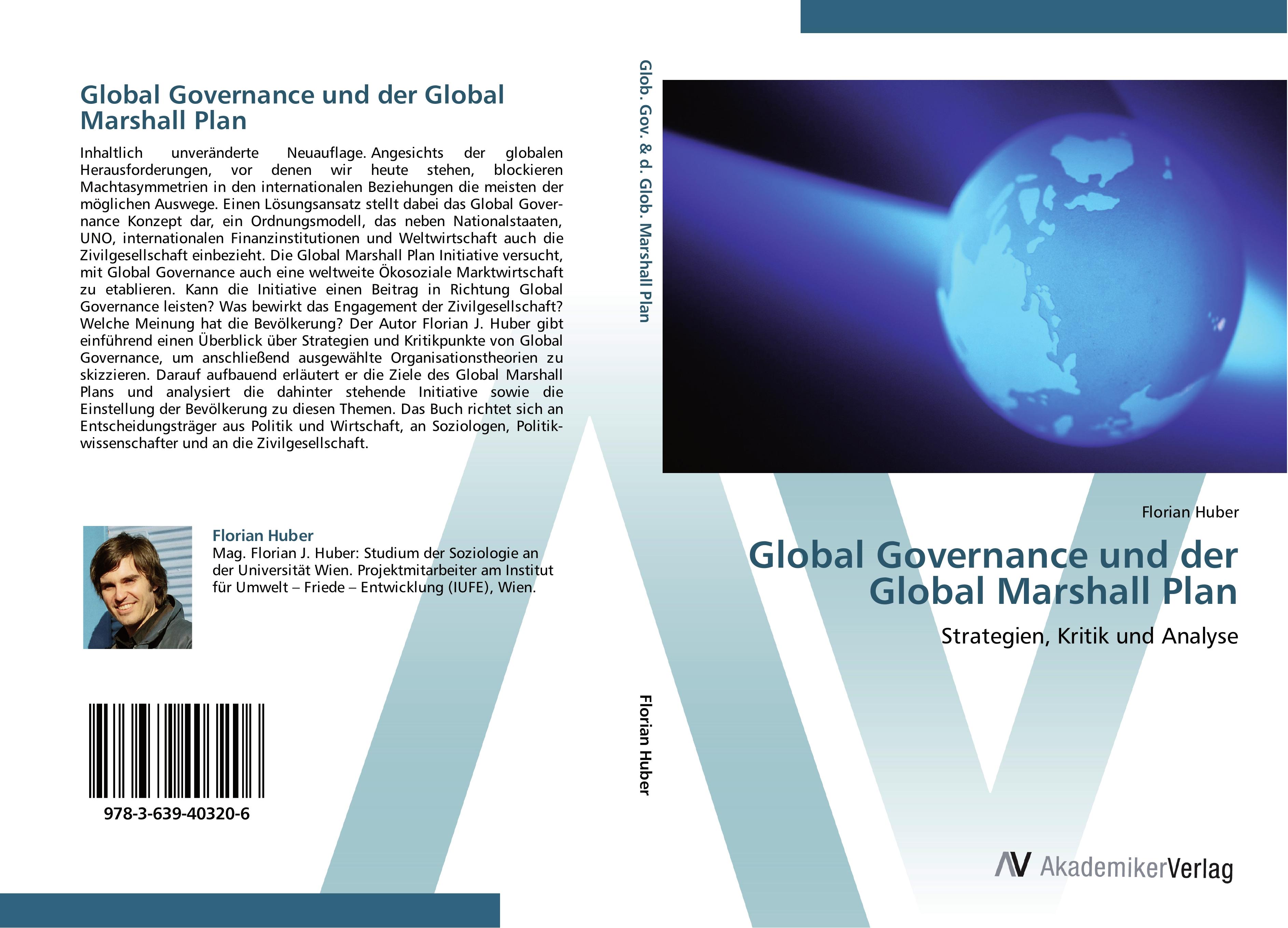 Vorderes Coverbild Global Governance und der Global Marshall Plan
