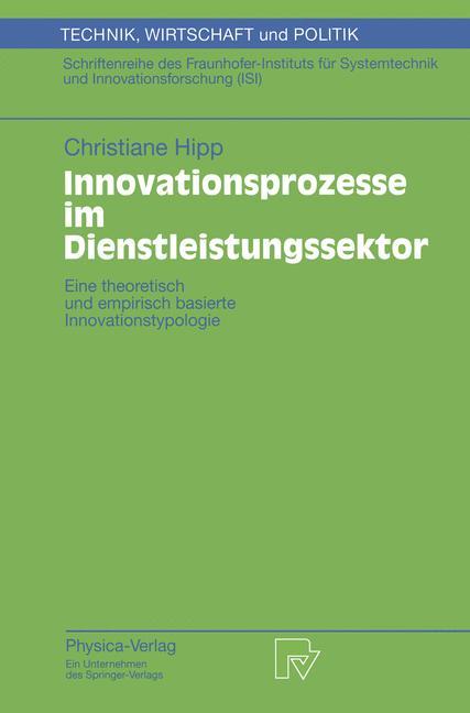 Vorderes Coverbild Innovationsprozesse im Dienstleistungssektor