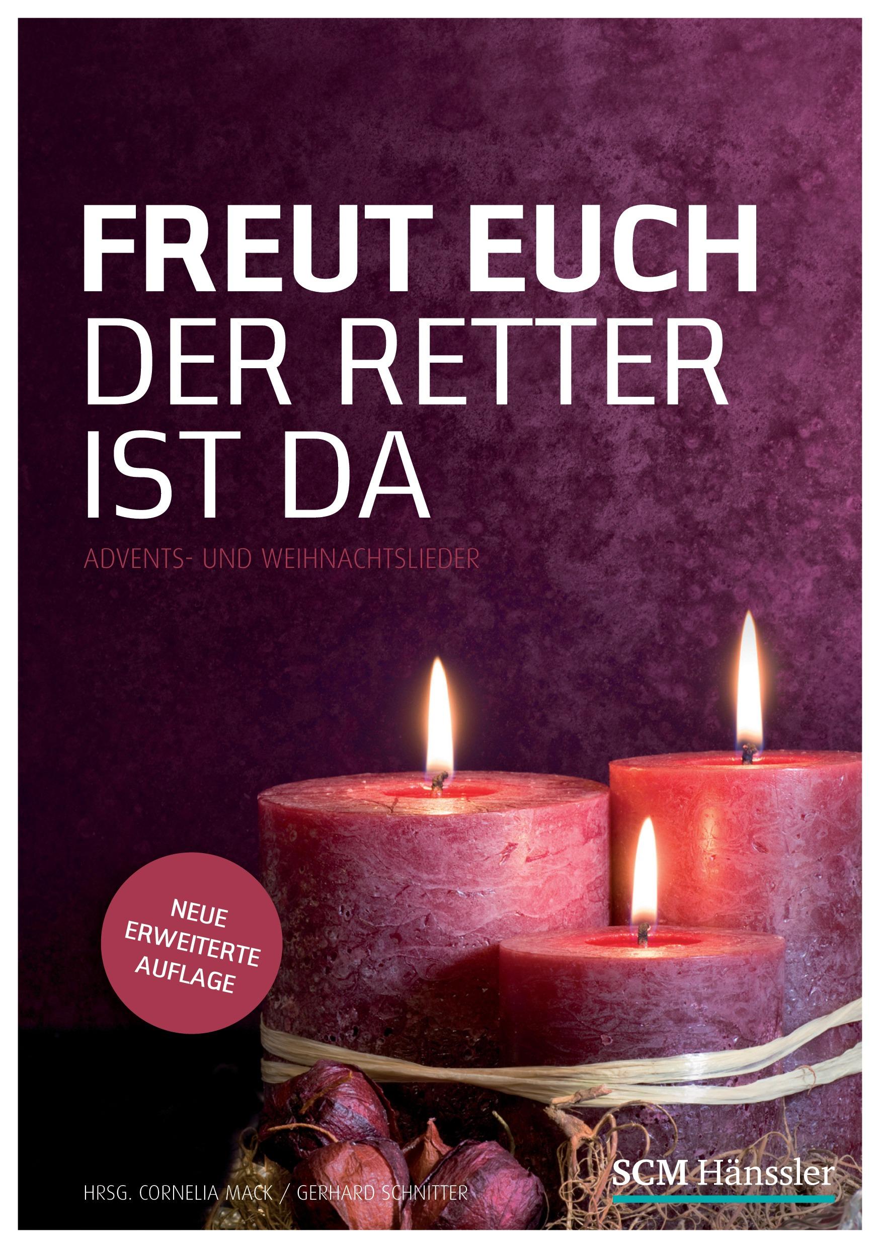 Vorderes Coverbild Freut euch der Retter ist da - Liederheft