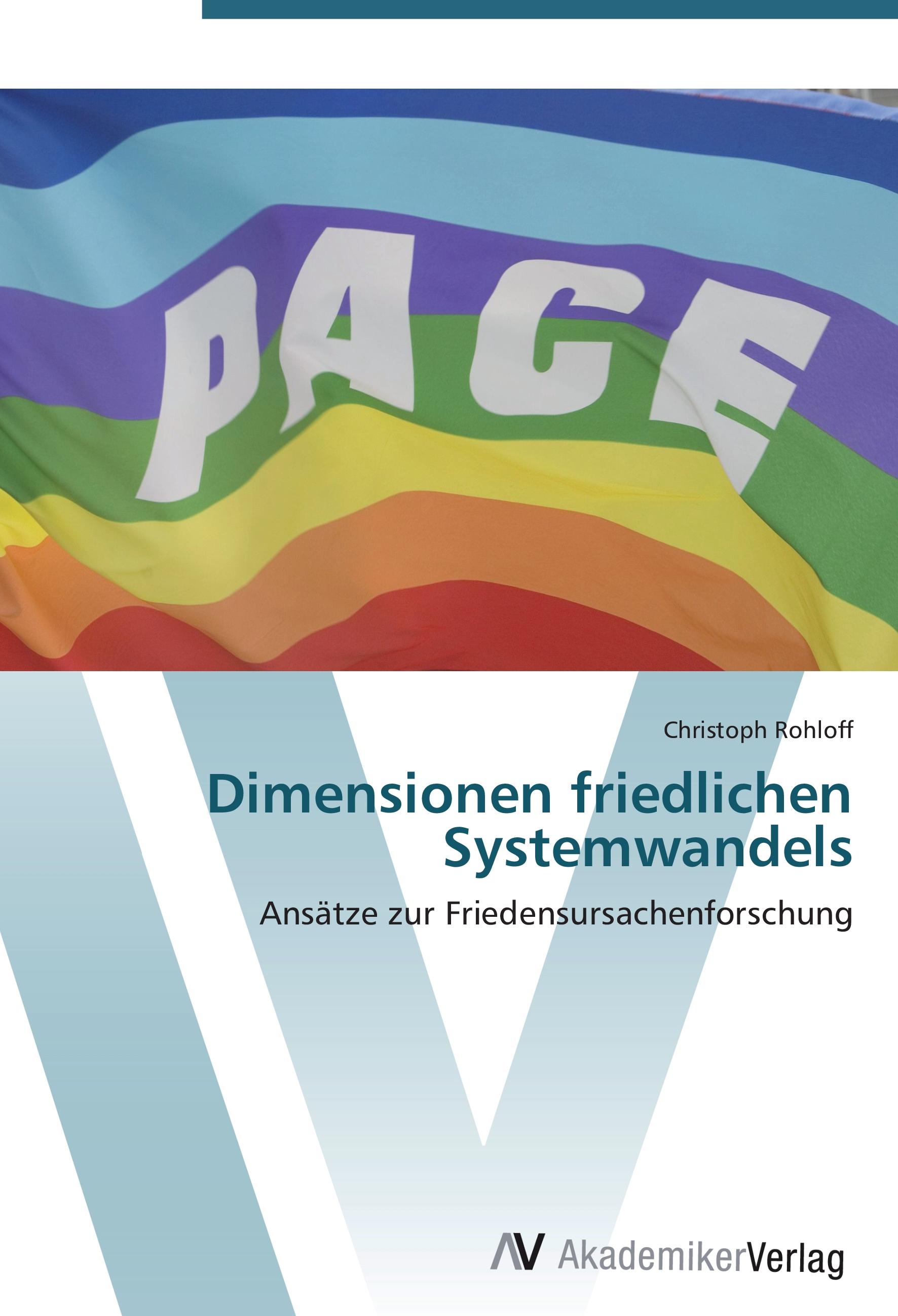 Vorderes Coverbild Dimensionen friedlichen Systemwandels