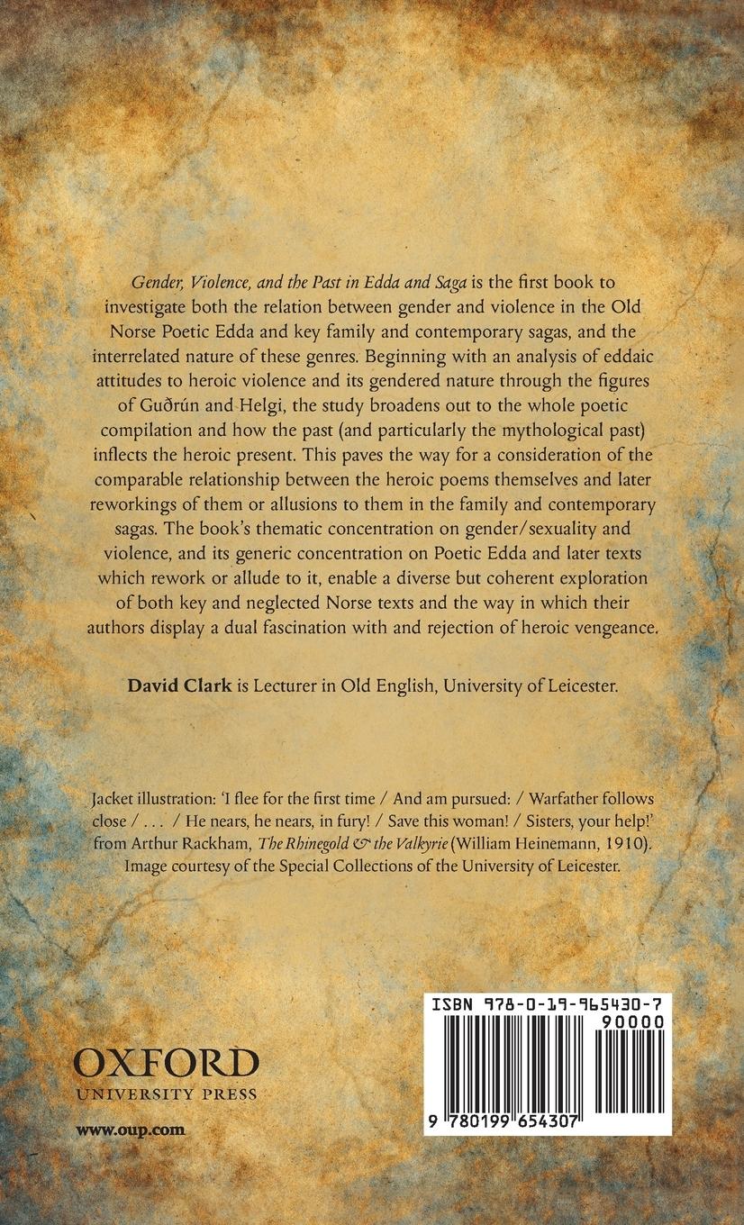 Rückseitencover GENDER VIOLENCE PAST IN EDDA & SAGA C