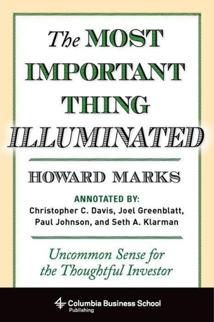 Vorderes Coverbild Most Important Thing Illuminated