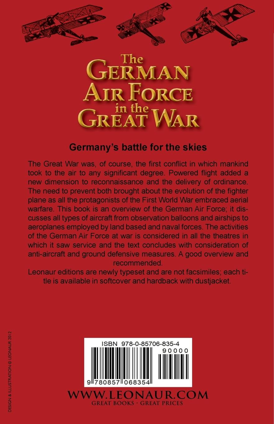 Rückseitencover The German Air Force in the Great War