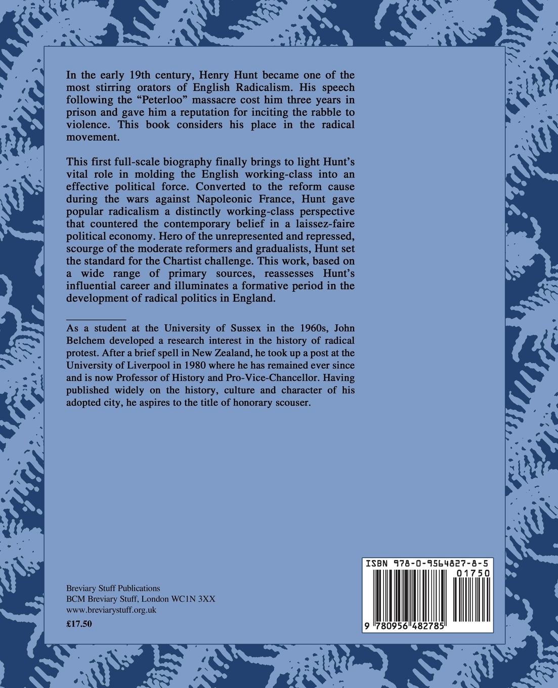 Rückseitencover 'Orator' Hunt