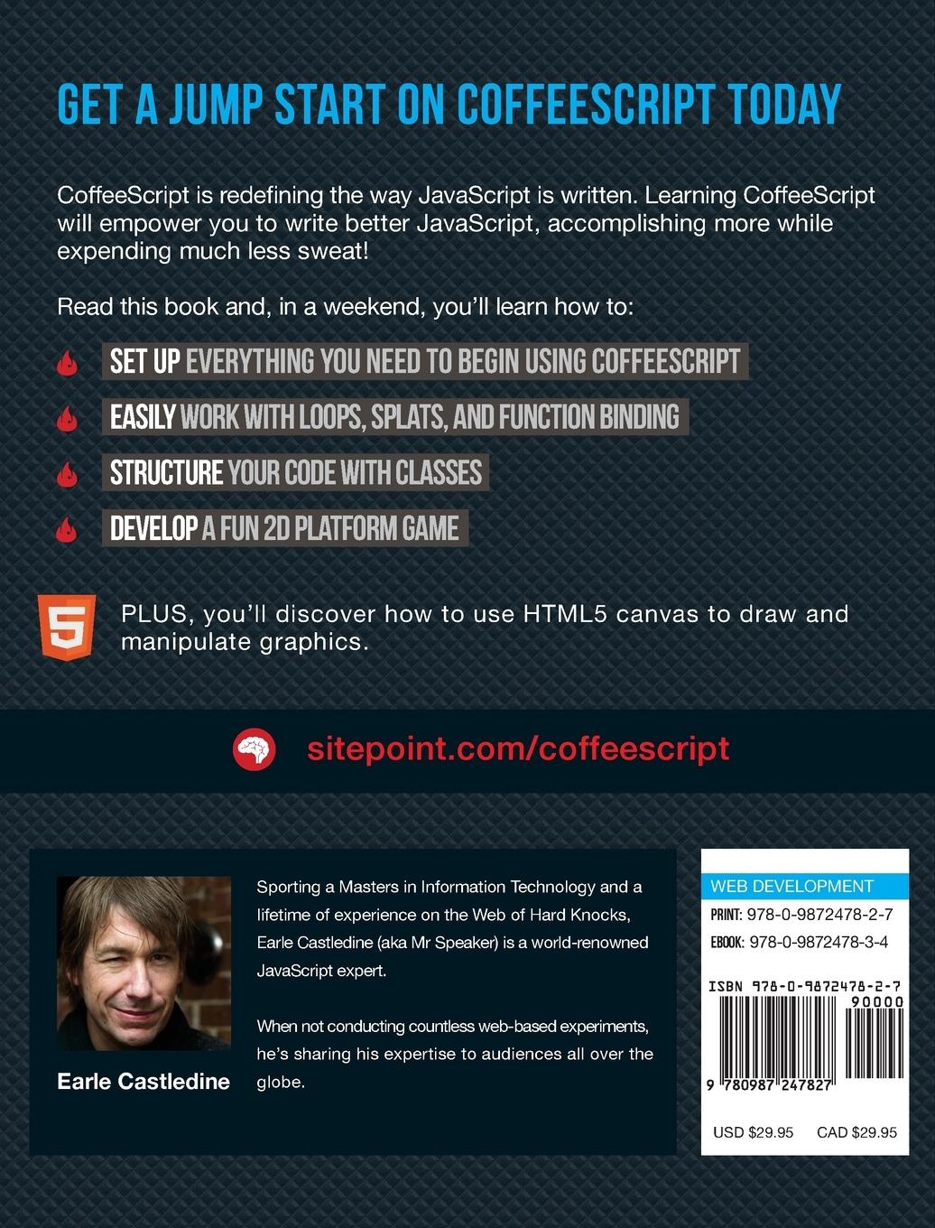 Rückseitencover Jump Start Coffeescript