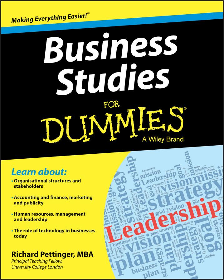 Vorderes Coverbild Business Studies for Dummies